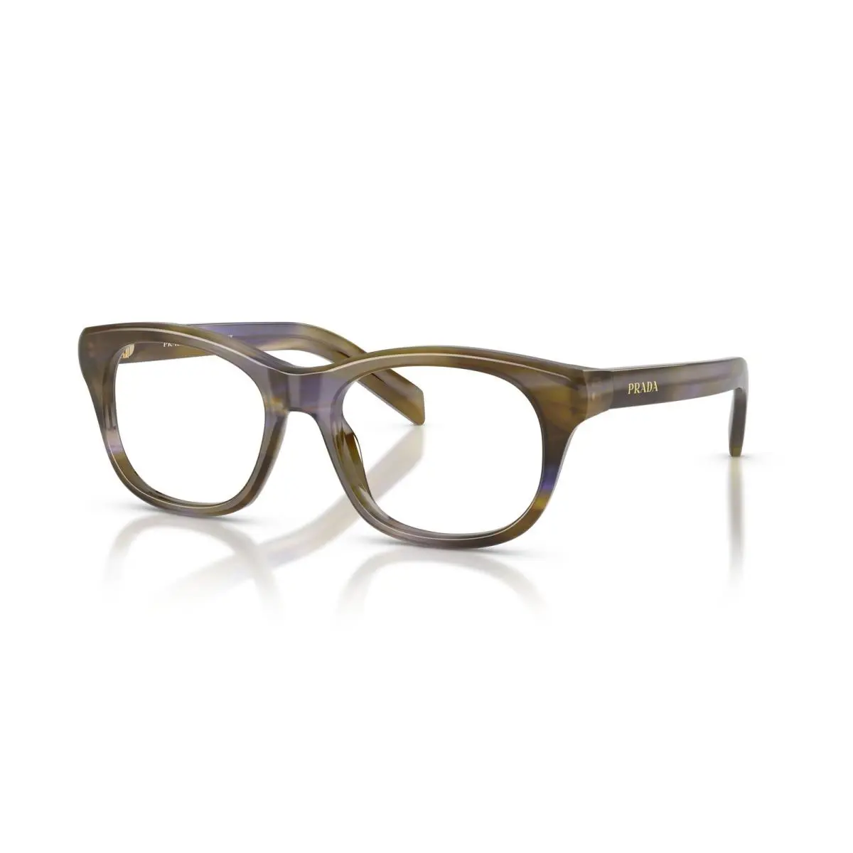 Prada C13V Eyeglasses 23G1O1 Brown