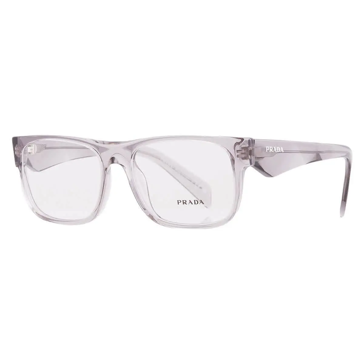 Prada Demo Rectangular Men`s Eyeglasses PR 22ZV 16Z1O1 55 PR 22ZV 16Z1O1 55