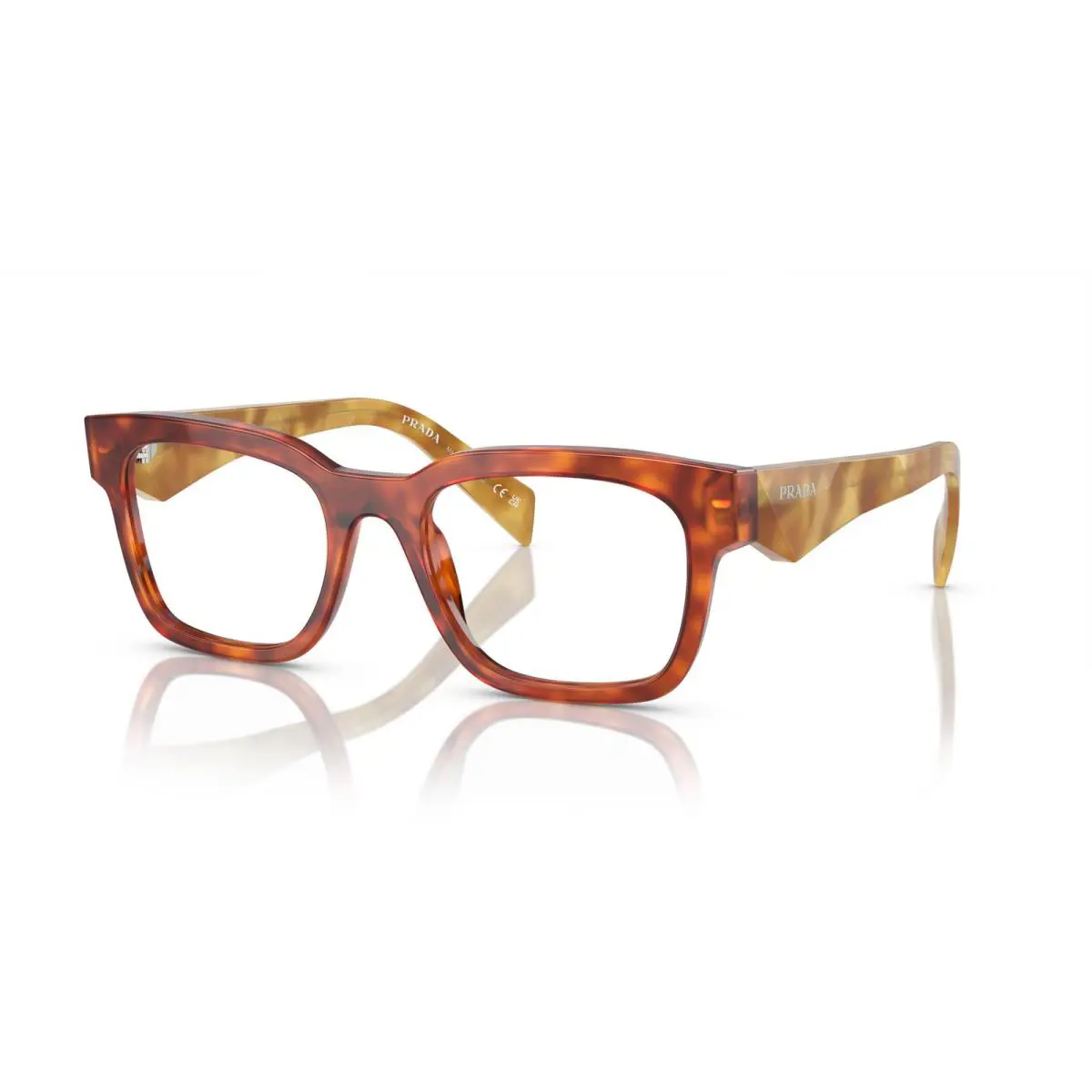 Prada A10V Eyeglasses 11P1O1 Brown