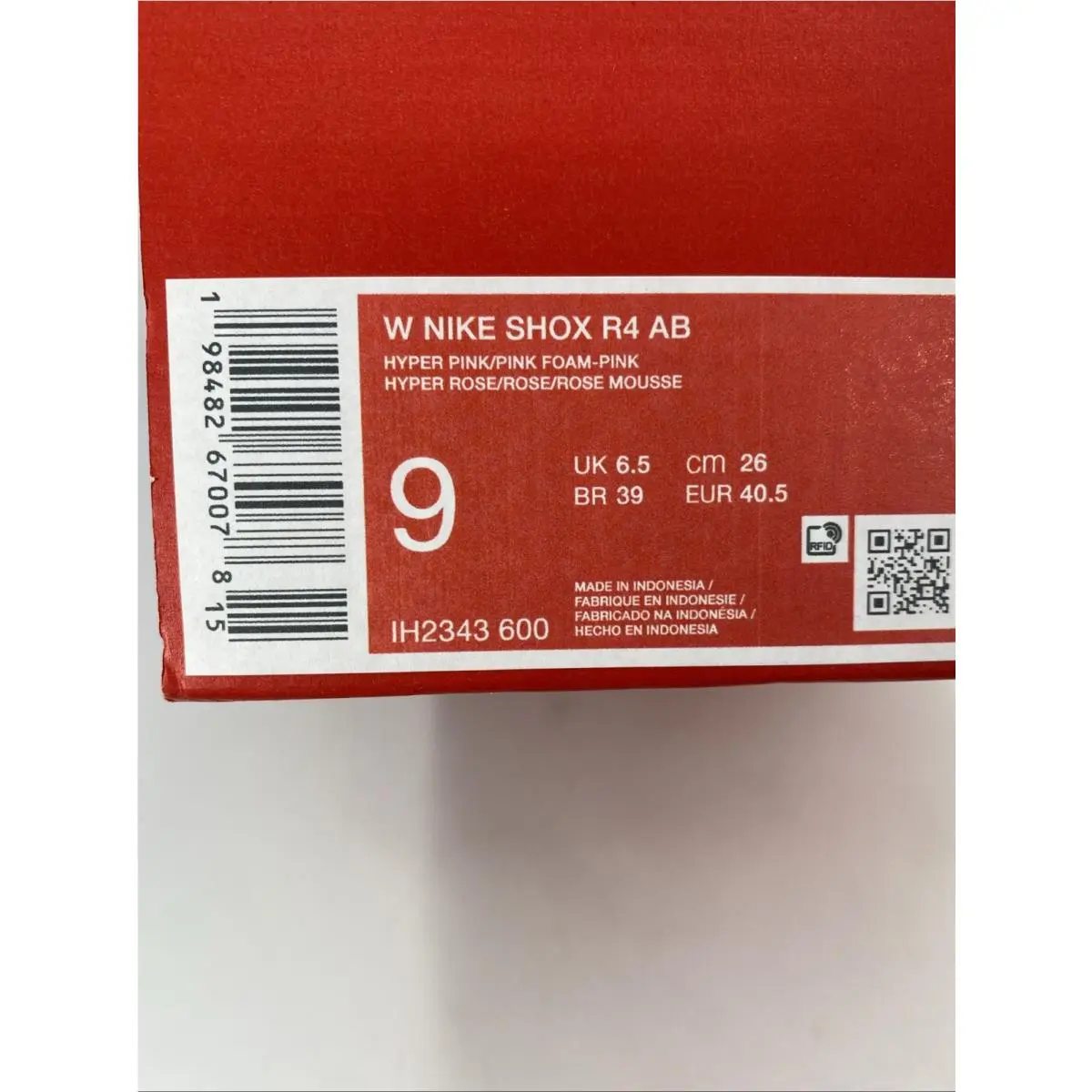 Nike shoes - Nike Shox R4 - Shox - IH2343 600 - Hyper Pink/Foam Pink (UPC: 198482670078) 8