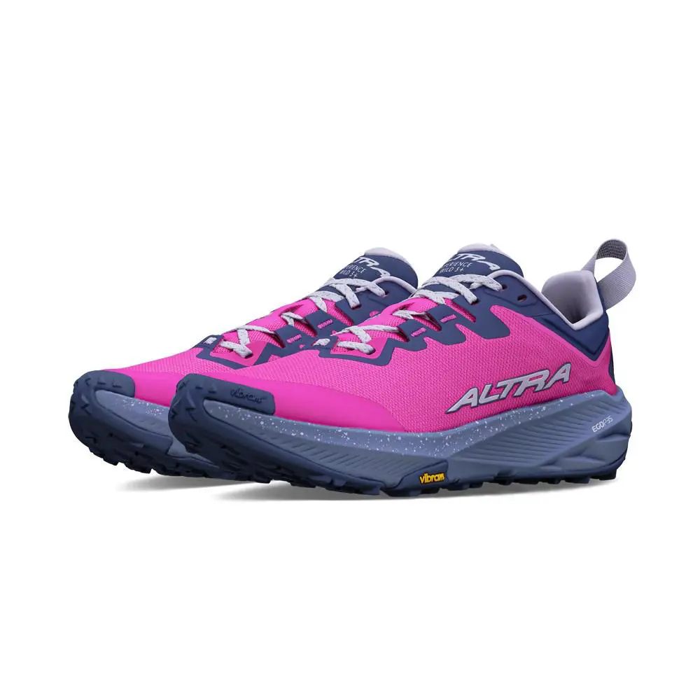 Altra Women`s Experience Wild 3+ Trail Running Shoe - Magenta - 9.5 - Magenta