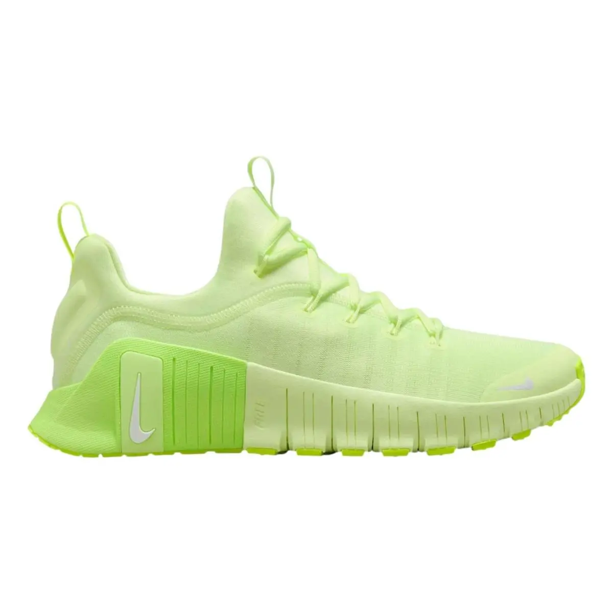 Size 7 - Nike Women`s Free Metcon 6 `barely Volt` Training Shoes FJ7126-702 - Green