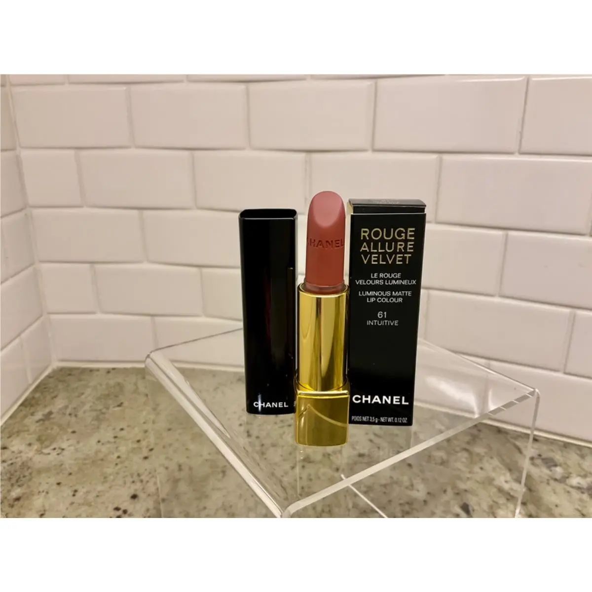 Rouge Allure Velvet Luminous Matte Lipstick Pick Your Color 61 INTUITIVE by Chanel