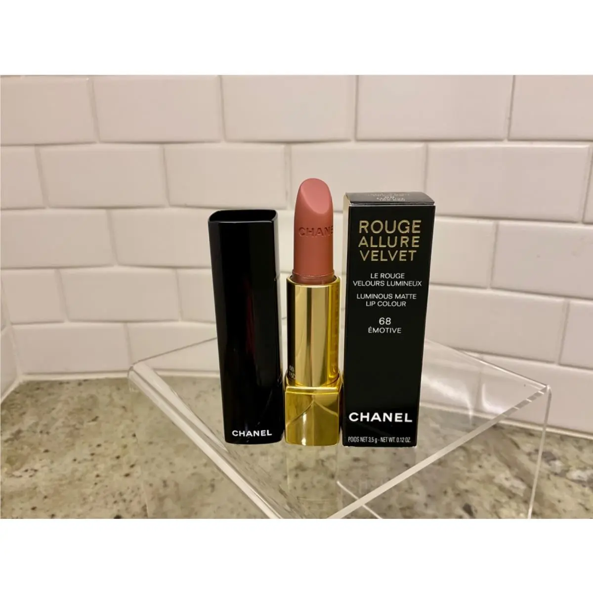 Rouge Allure Velvet Luminous Matte Lipstick Pick Your Color 68 EMOTIVE by Chanel