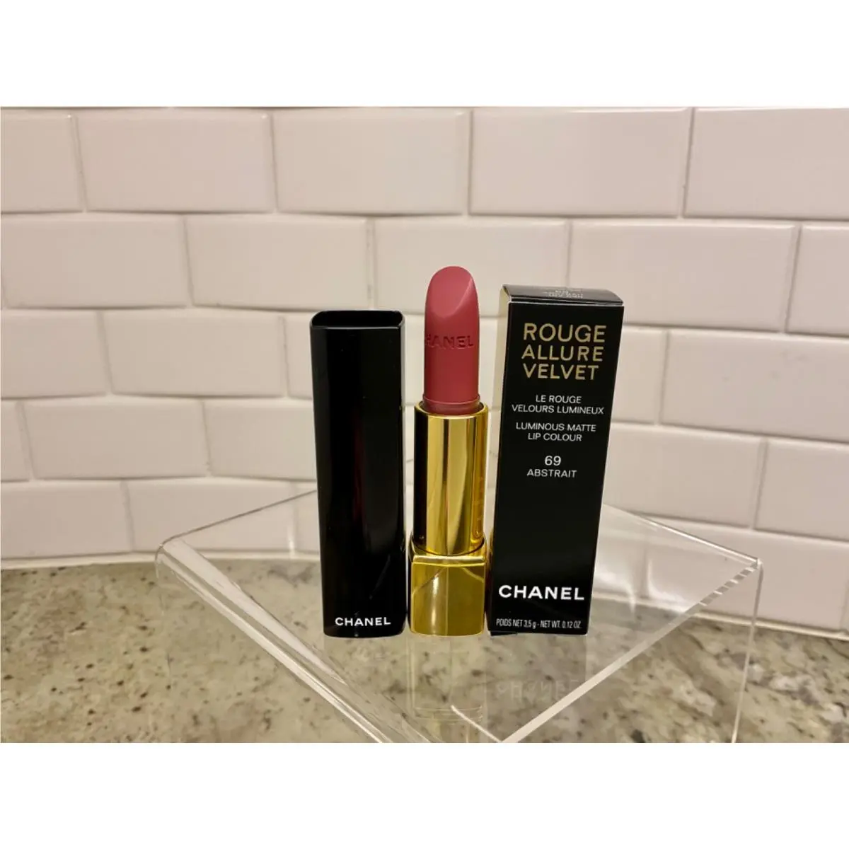 Rouge Allure Velvet Luminous Matte Lipstick Pick Your Color 69 ABSTRAIT by Chanel
