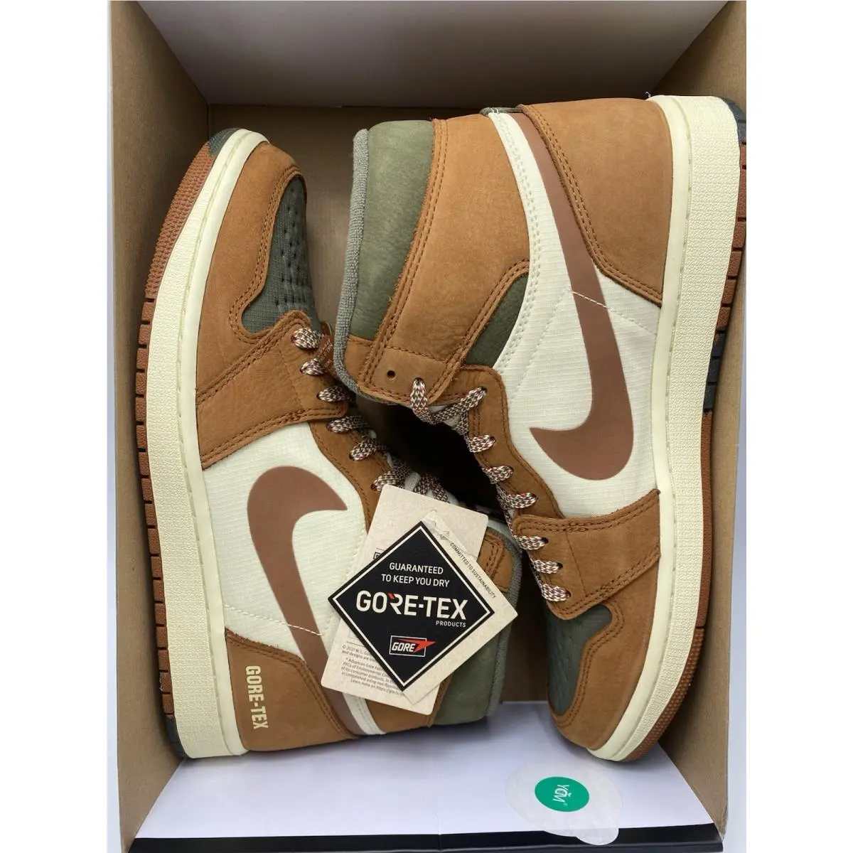 Nike shoes - Nike Air Jordan 1 - Air - DB2889 102 - Legend Sand/Legend Coffee (UPC: 196975655342) 5