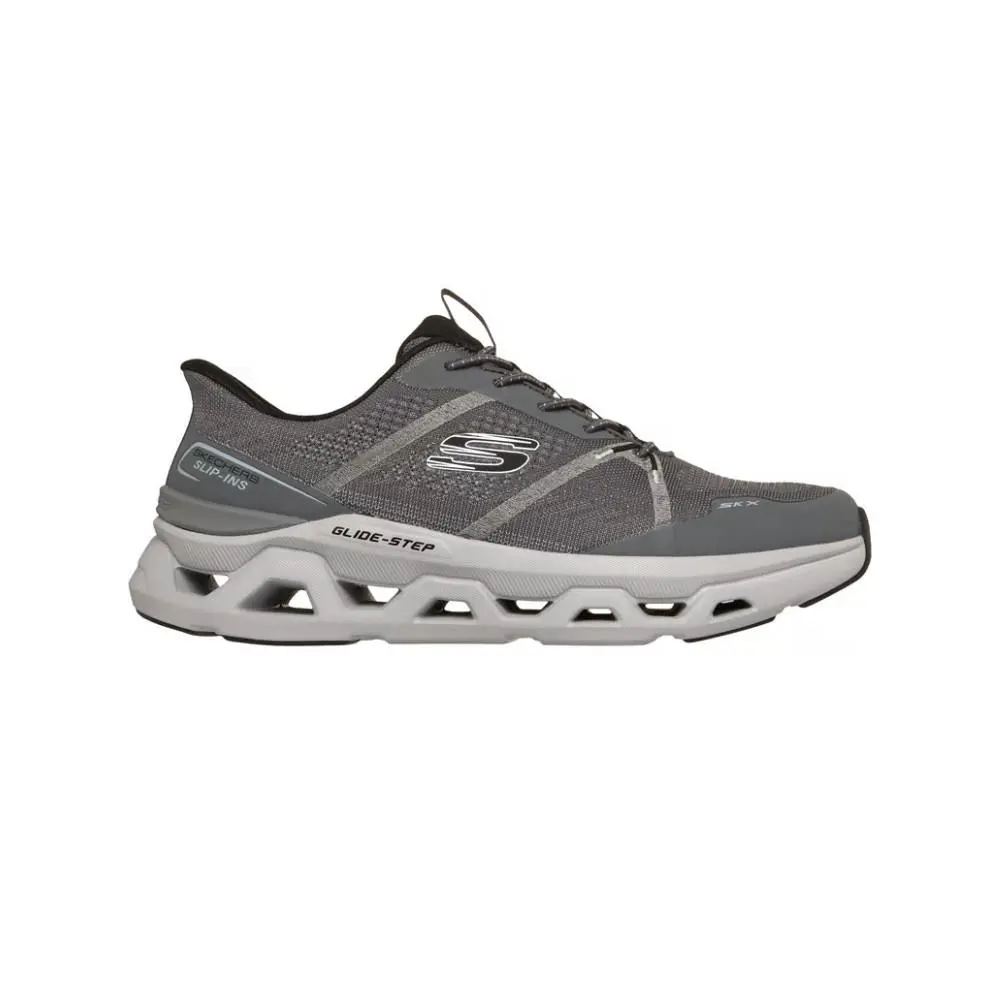 Skechers Men`s Skechers Slip-ins: Glide-step Altus - Aphtur Gray/black - Grey/Black