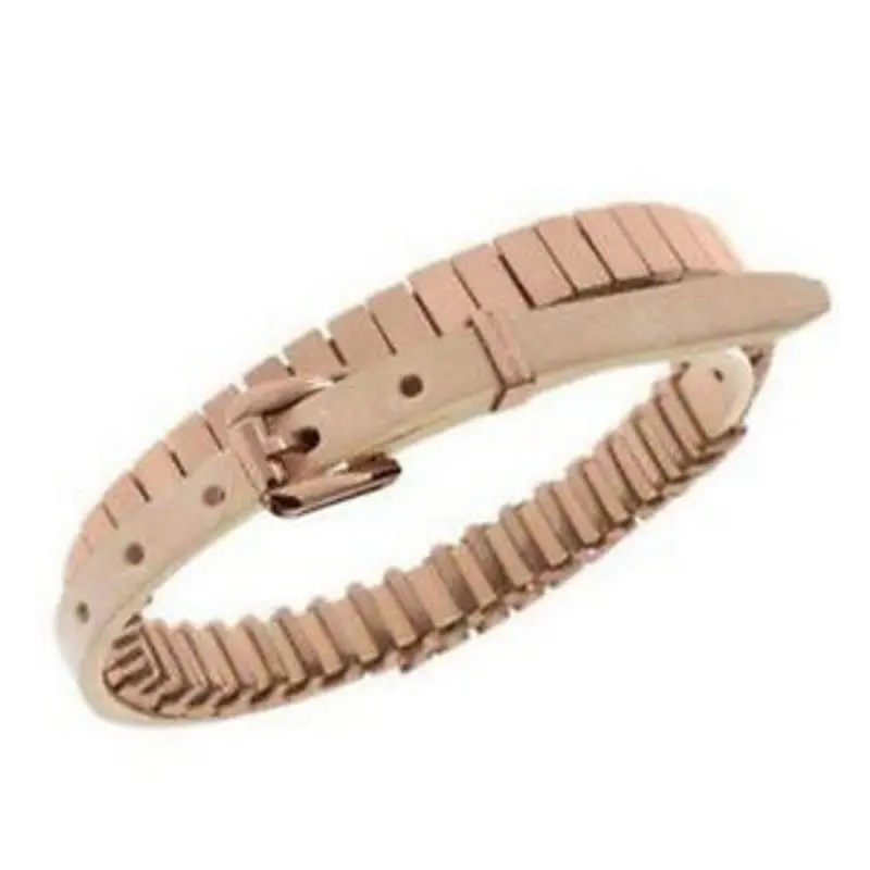 Michael Kors Rose Gold Double Wrap Leather Adjustable Bracelet MKJ2640
