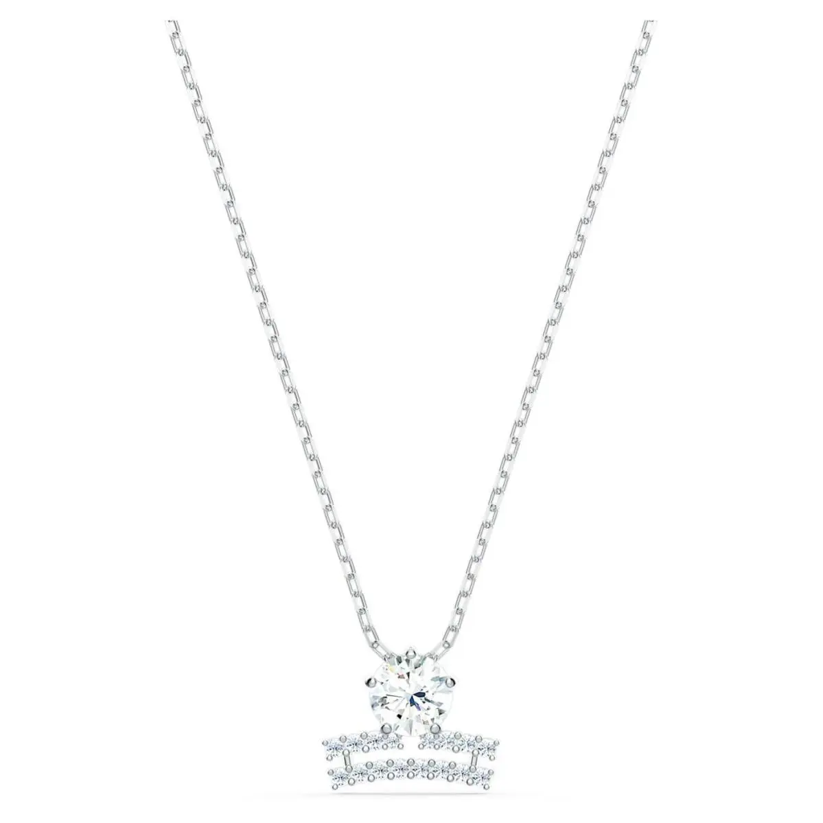 Swarovski All Zodiac Symbols Pendant Necklace Jewelry Collection Clear Crystals