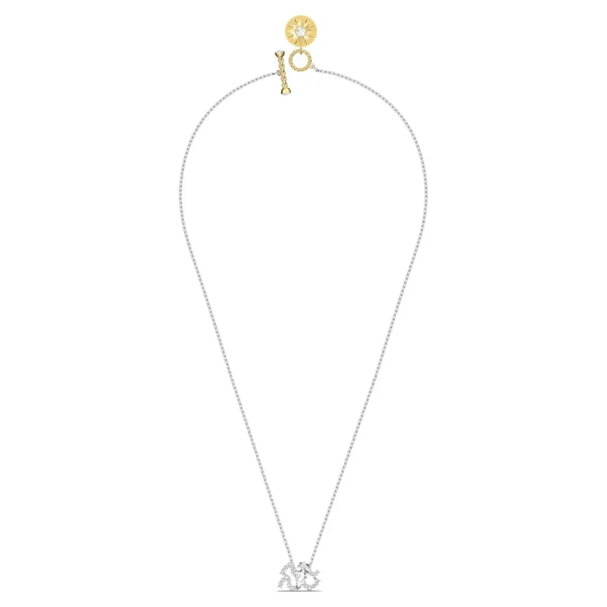 All Zodiac Symbols Pendant Necklace Jewelry Collection Clear Crystals Aquarius: Jan - Fab by Swarovski