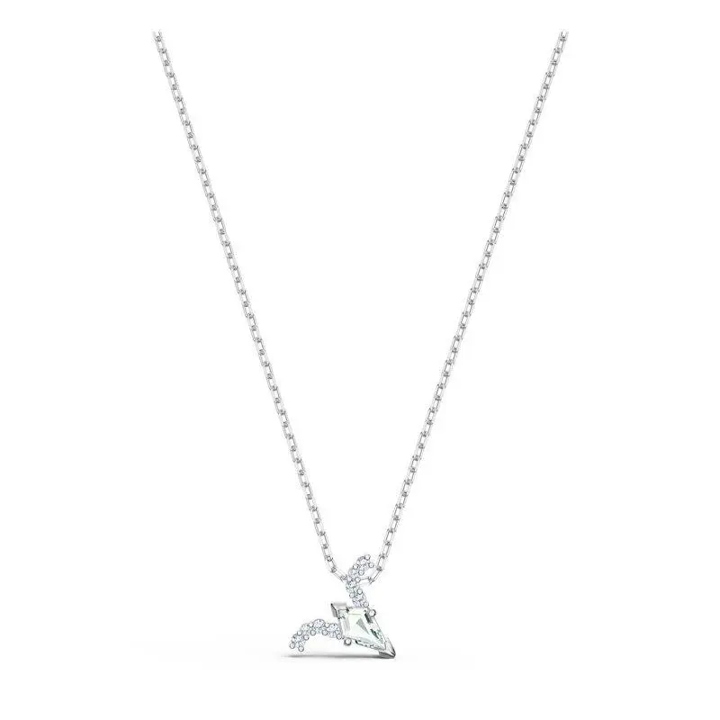 All Zodiac Symbols Pendant Necklace Jewelry Collection Clear Crystals Aries: Mar - Apr by Swarovski