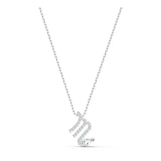 All Zodiac Symbols Pendant Necklace Jewelry Collection Clear Crystals Scorpio: Oct - Nov by Swarovski