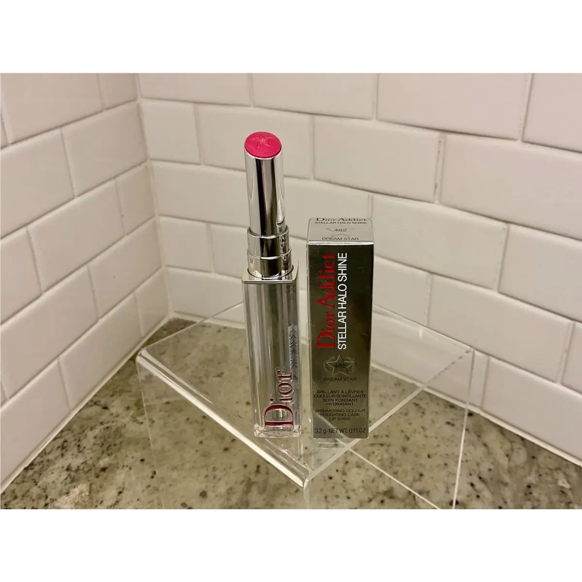 Addict Stellar Halo Shine Lipstick 482 DREAM STAR-W/BOX by Dior