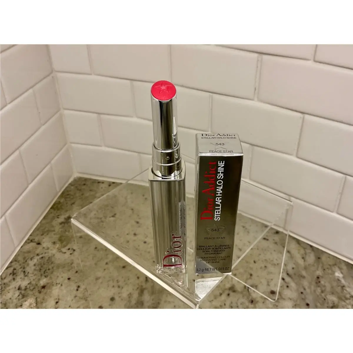Addict Stellar Halo Shine Lipstick 543 PEACE STAR-W/BOX by Dior
