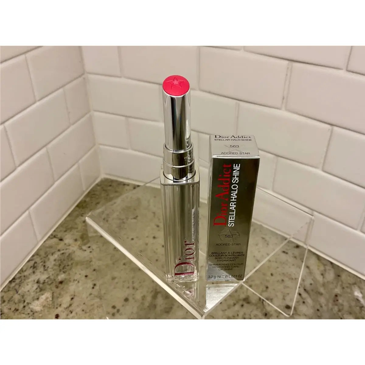 Addict Stellar Halo Shine Lipstick 563 ADORED STAR-W/BOX by Dior