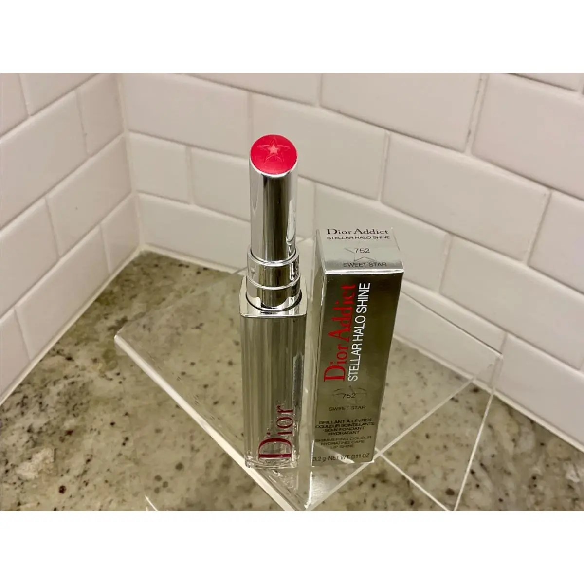 Addict Stellar Halo Shine Lipstick 752 SWEET STAR-W/BOX by Dior
