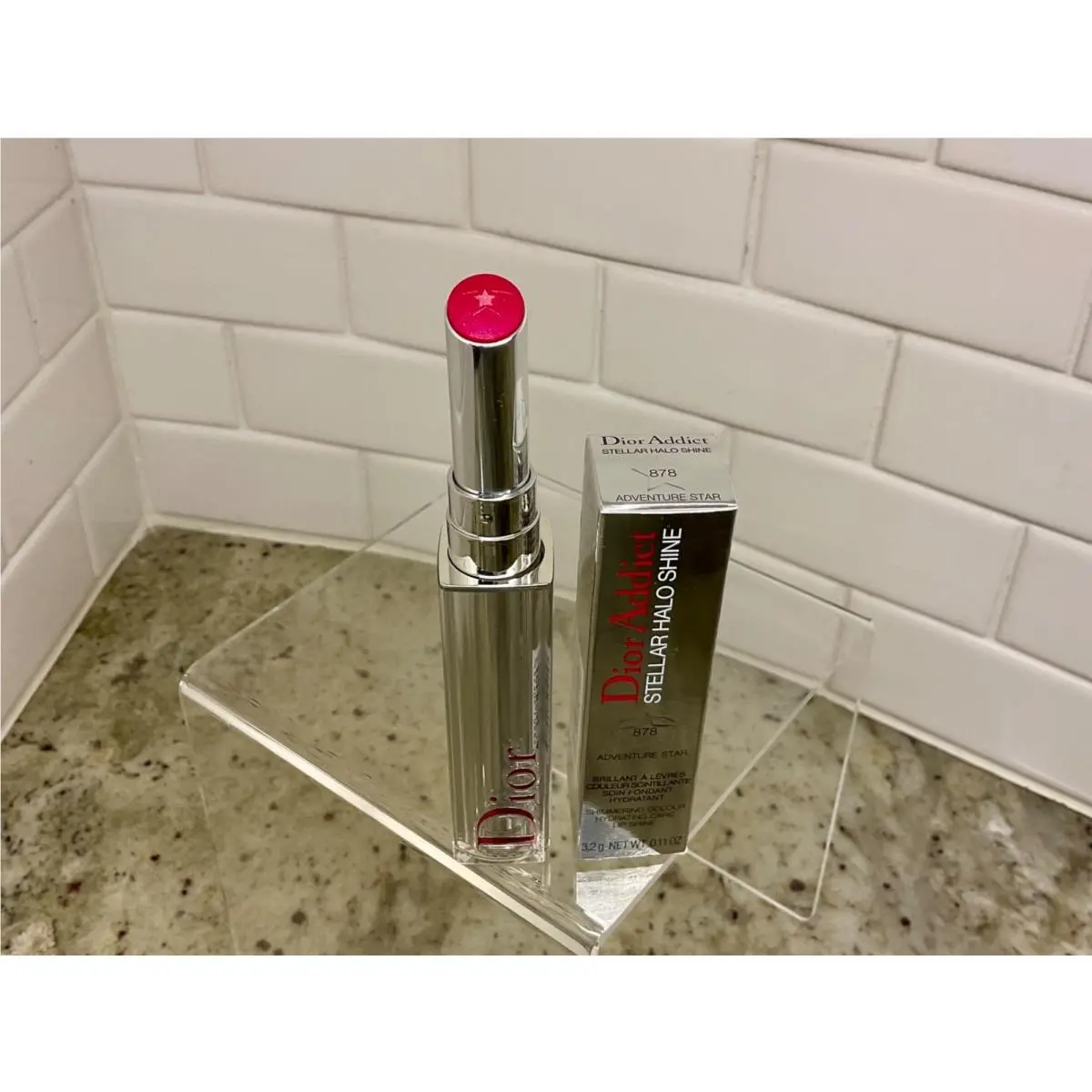 Addict Stellar Halo Shine Lipstick 878 ADVENTURE STAR-W/BOX by Dior