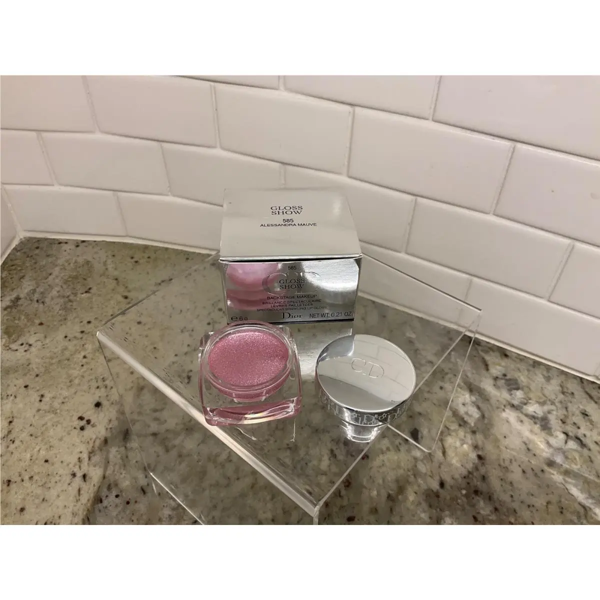 Gloss Show Spectacular Sparkling Lip Gloss 585 ALESSANDRA MAUVE-W/BOX by Dior