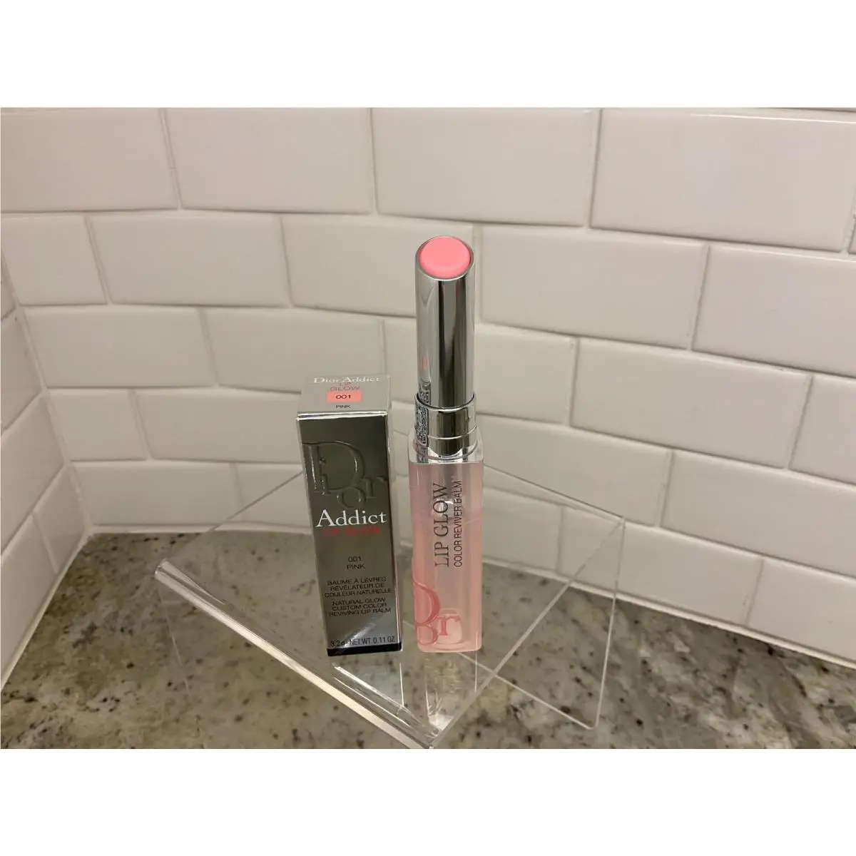 Addict Lip Glow Lip Balm 001 PINK-W/BOX by Dior