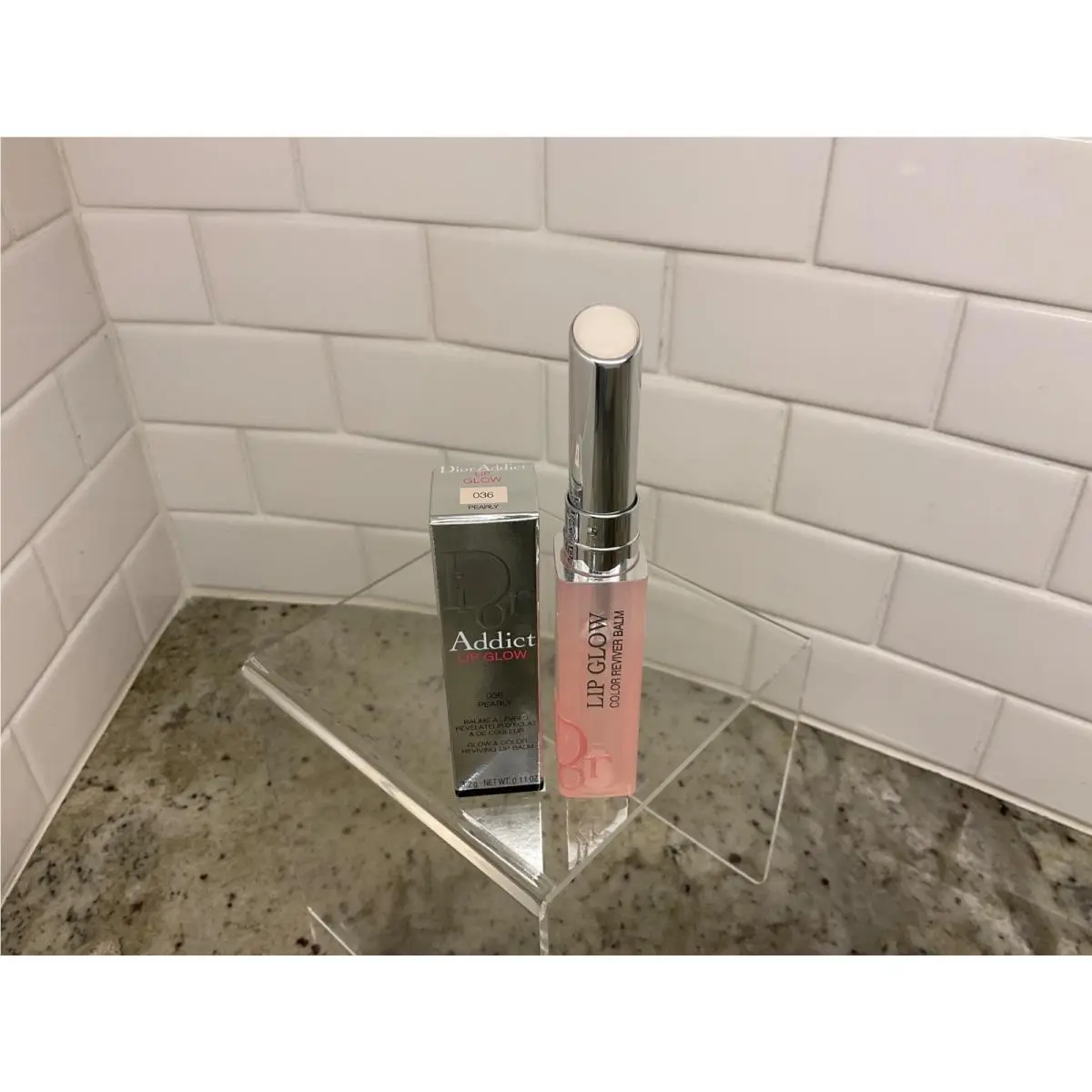 Addict Lip Glow Lip Balm 036 PEARLY-W/BOX by Dior
