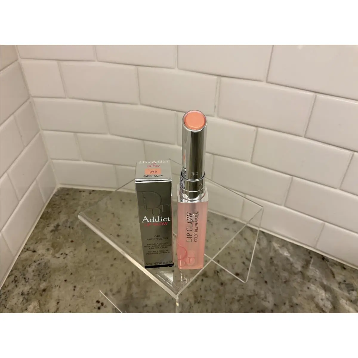 Addict Lip Glow Lip Balm 048 AMBER GLOW-W/BOX by Dior