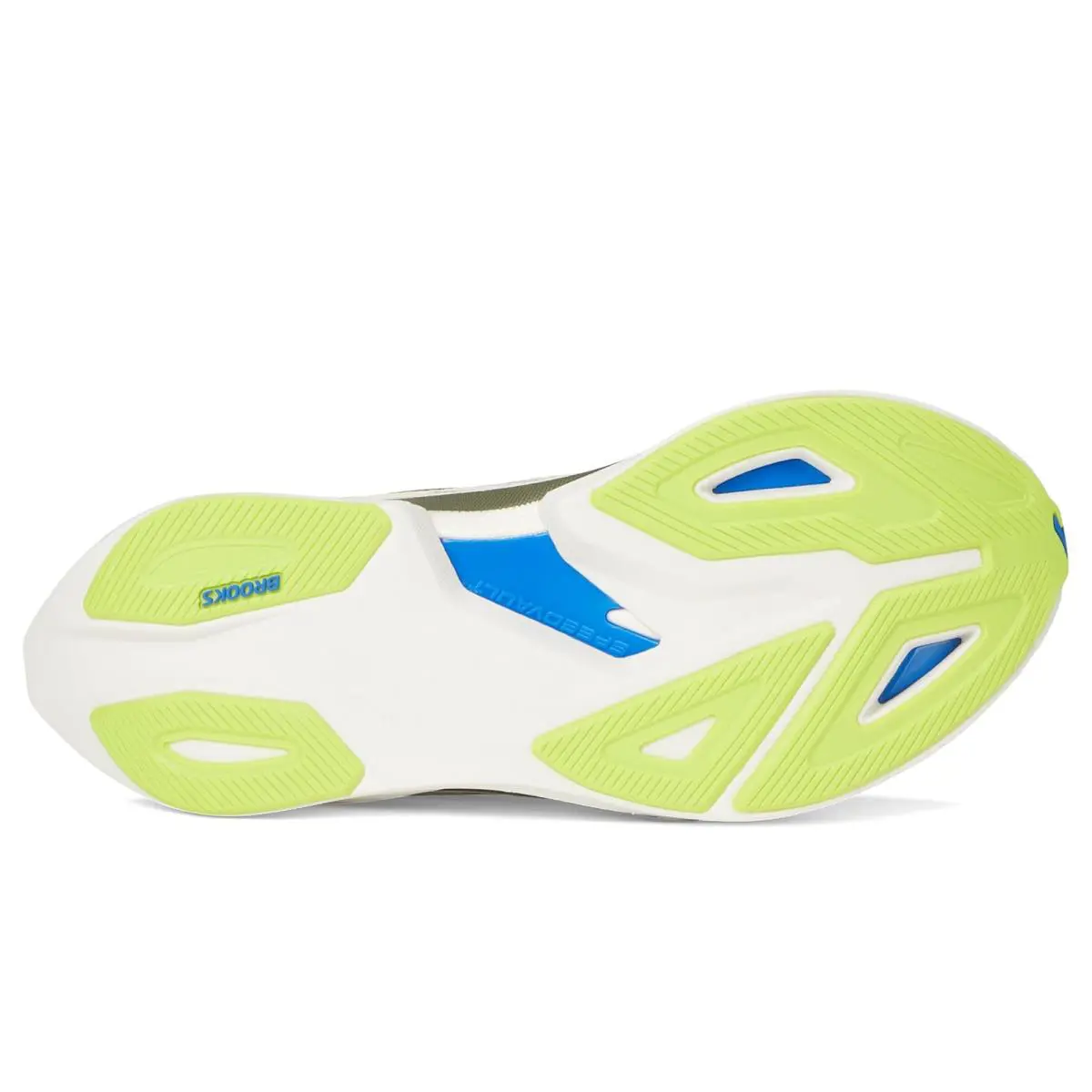 Brooks shoes - Blanc/Acid Lime/Blue 1