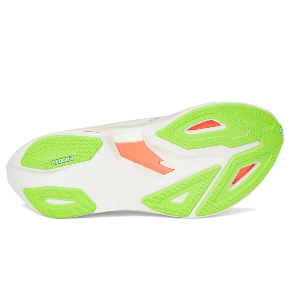 Brooks shoes - Blanc/Acid Lime/Blue 15