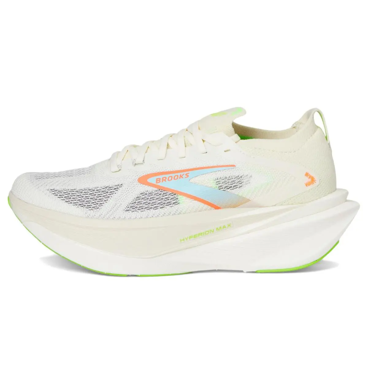 Brooks shoes - Blanc/Acid Lime/Blue 16