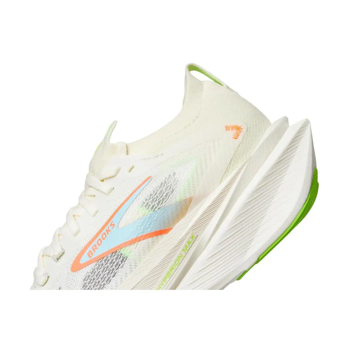 Brooks shoes - Blanc/Acid Lime/Blue 18