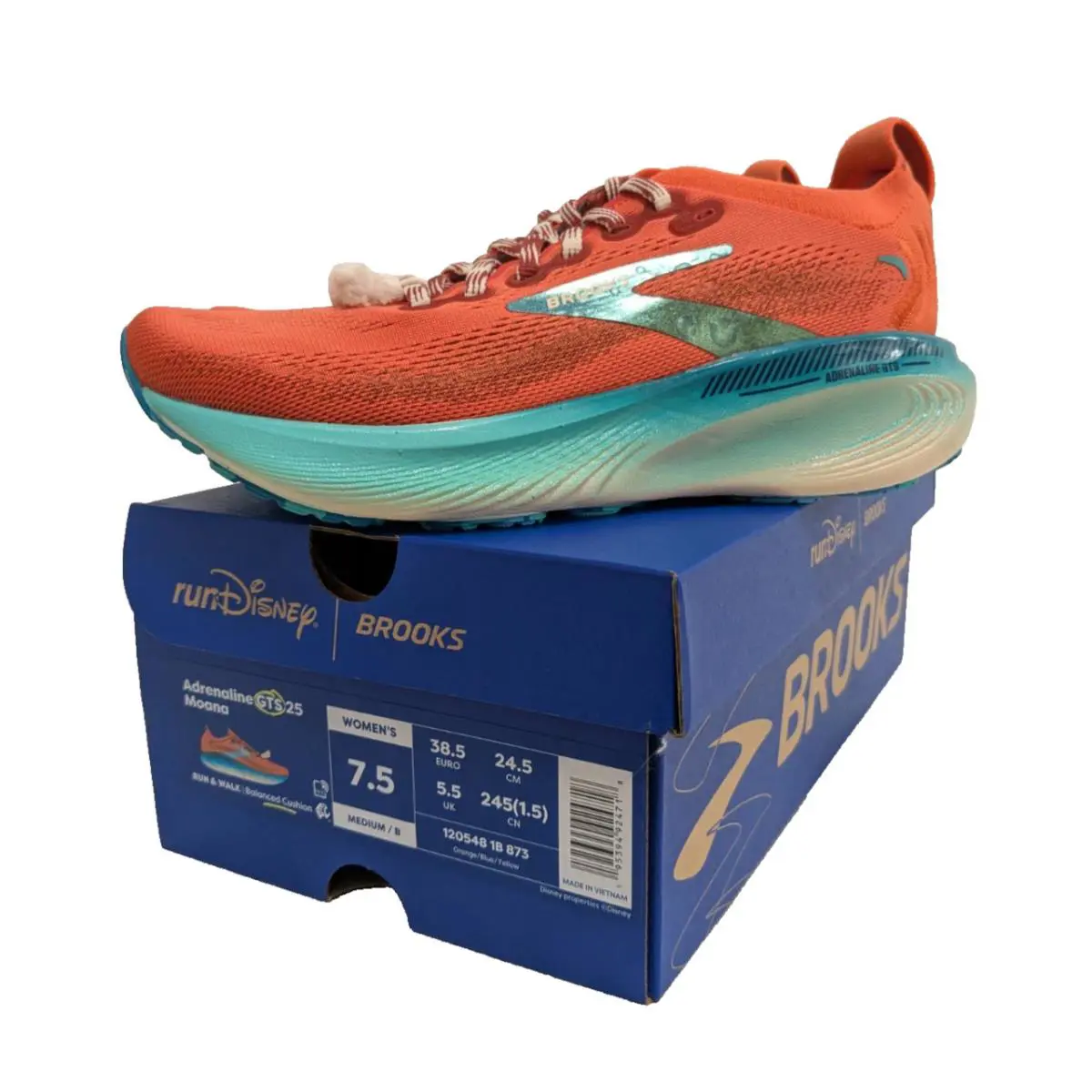 Brooks shoes - GTS 25 Moana Brooks - GTS Moana - 120548 1B 873 - Orange & Teal 0