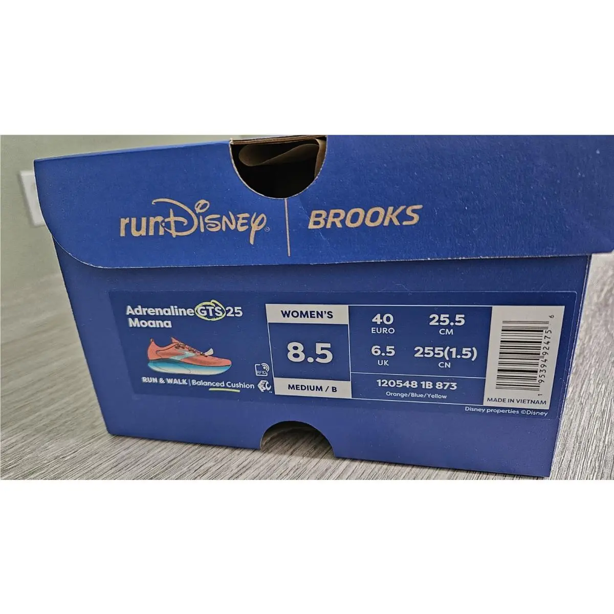 Brooks shoes - Adrenaline GTS 25 - Adrenaline GTS - 120548 1B 873 - Orange And Teal (UPC: 0195394924695) 4