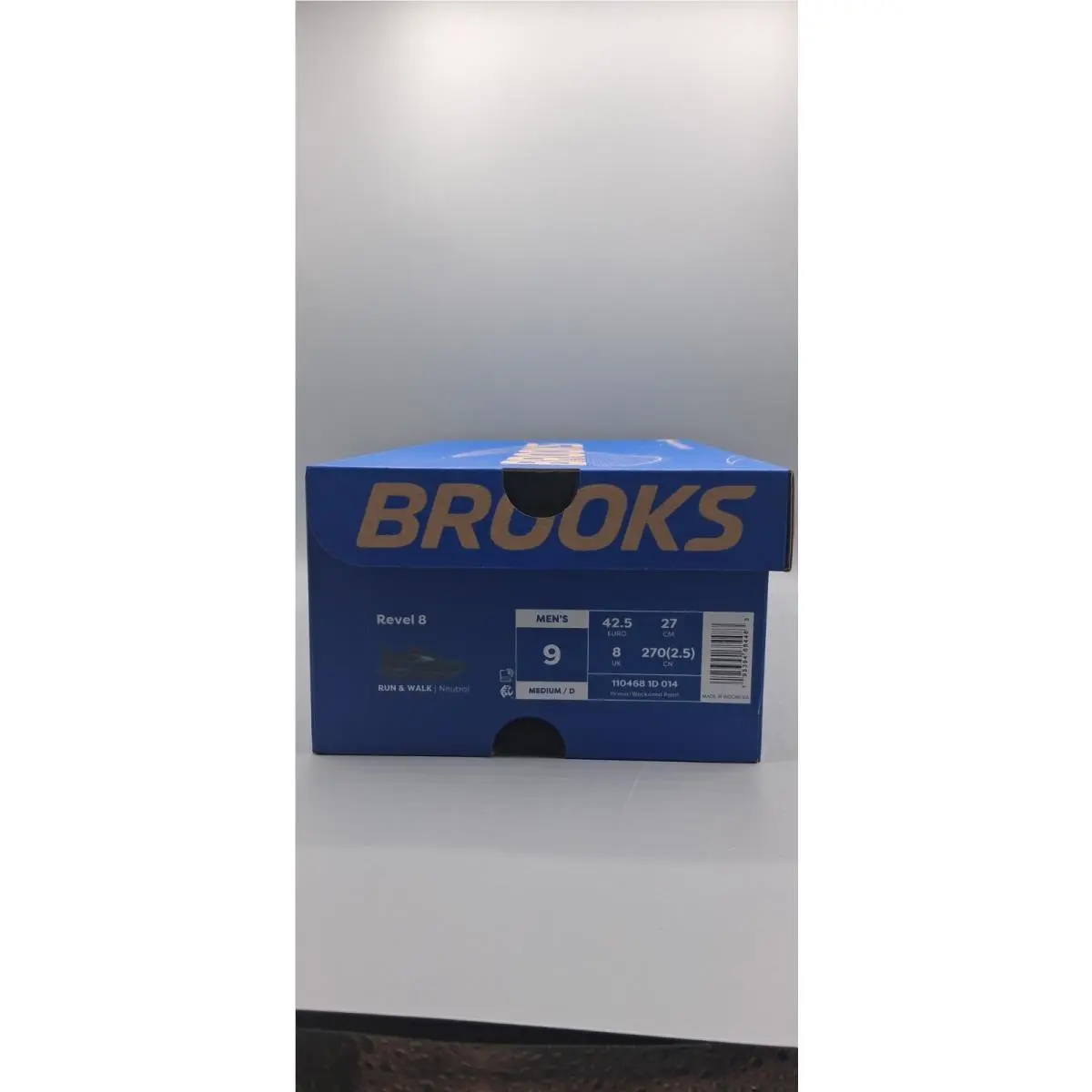 Brooks Men`s Revel 8 Running Shoes Primer/blackened Pearl Size 9