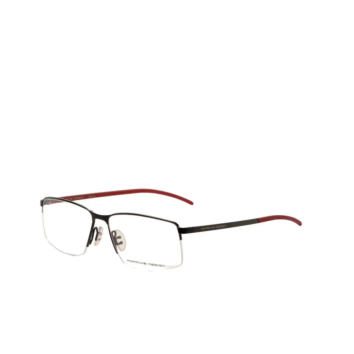 Design Men`s 58mm Black and Red Opticals P8347-58A by Porsche