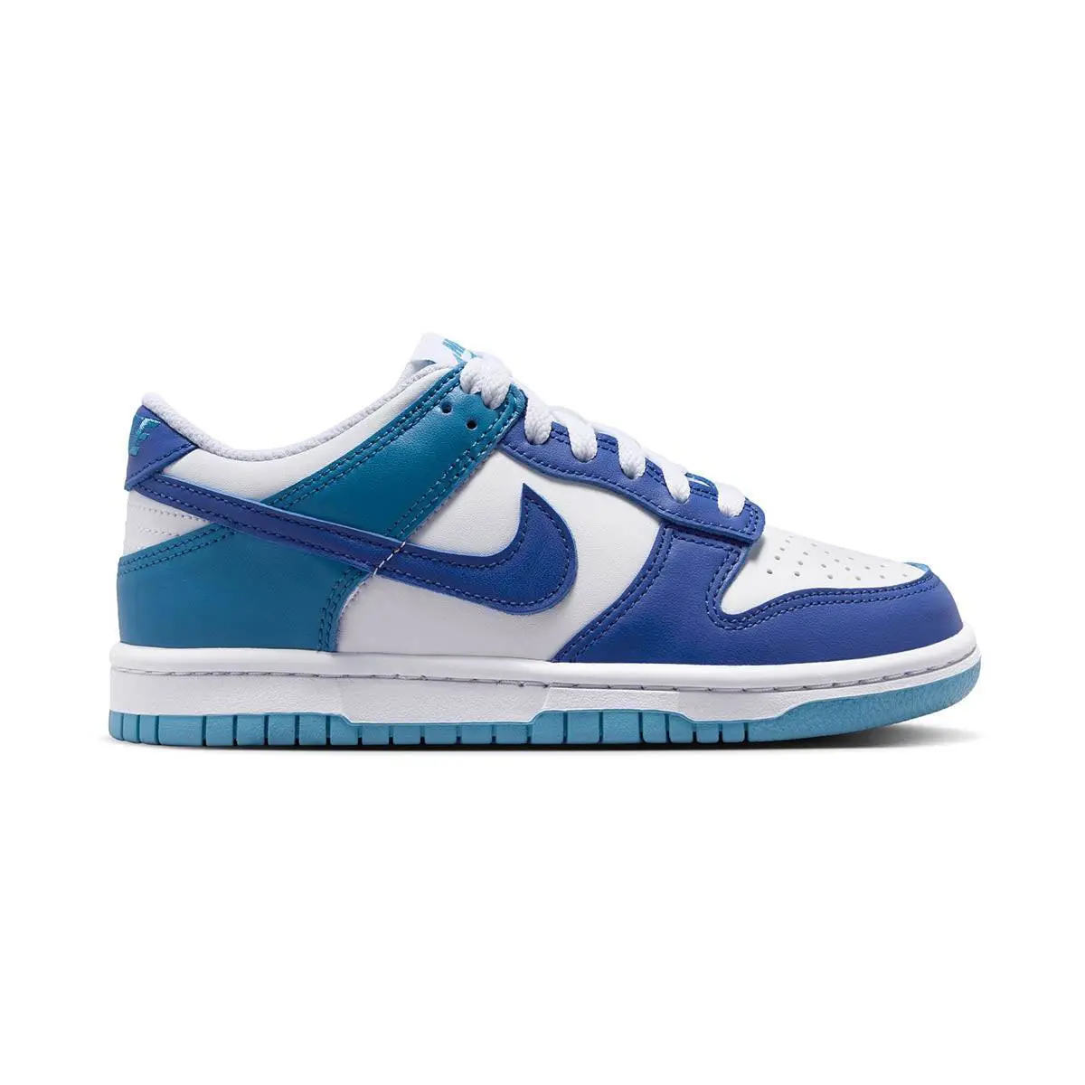 Grade School Nike Dunk Low_white/game Royal-dutch Blue FB9109-130-SIZE 6 - WHITE/GAME ROYAL-DUTCH BLUE