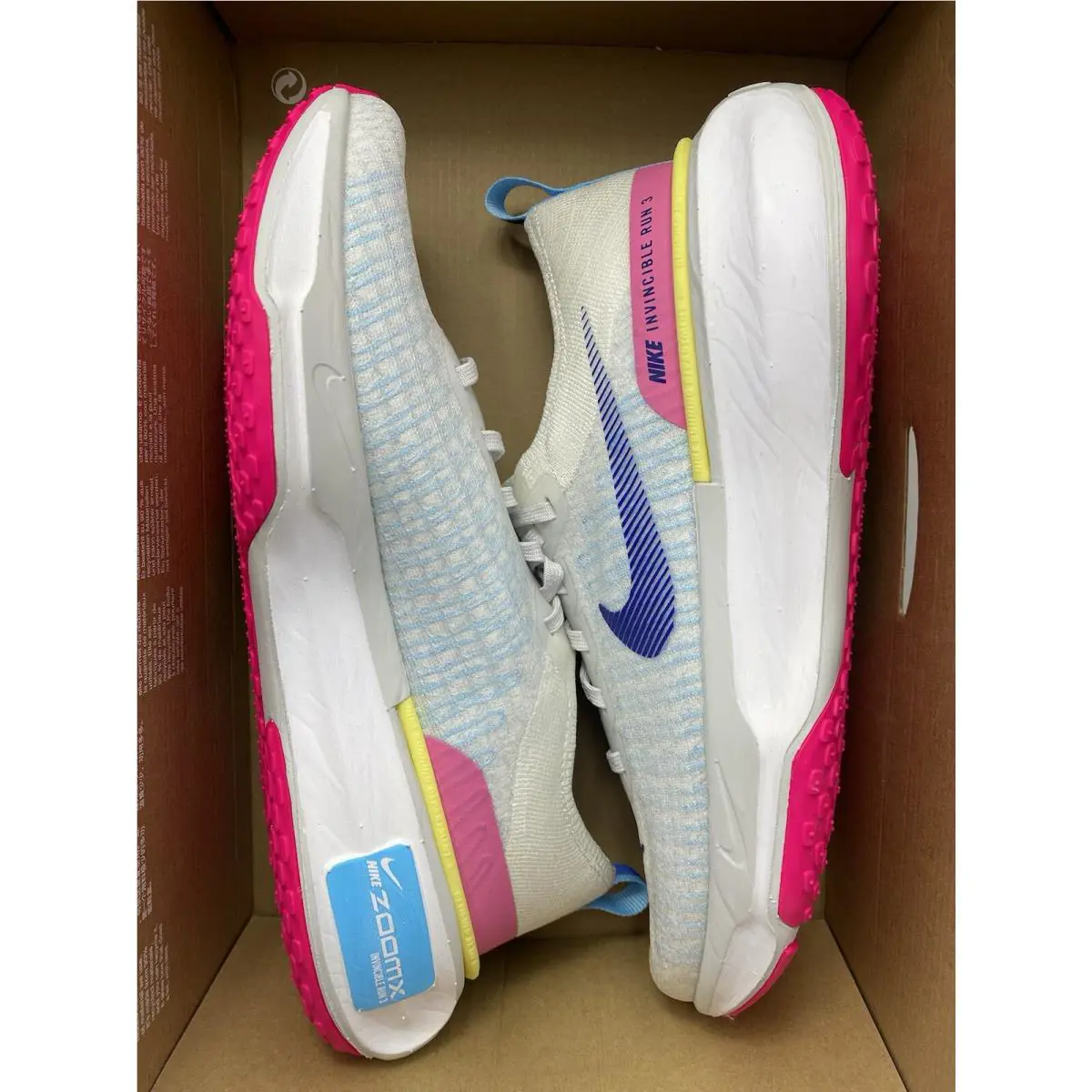 Nike shoes - Nike ZoomX Invincible - ZoomX Invincible - DR2660 105 - White/Deep Royal Blue (UPC: 196975807369) 5