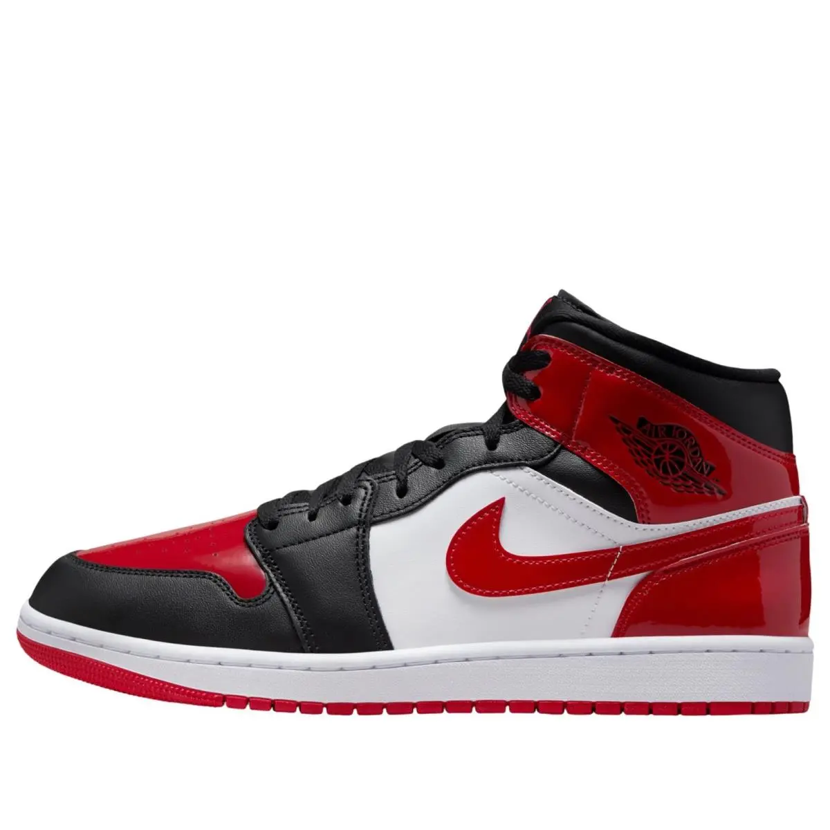 Nike Air Jordan 1 Mid SE Basketball Shoes Size 10.5 Red Black White HV4091 006