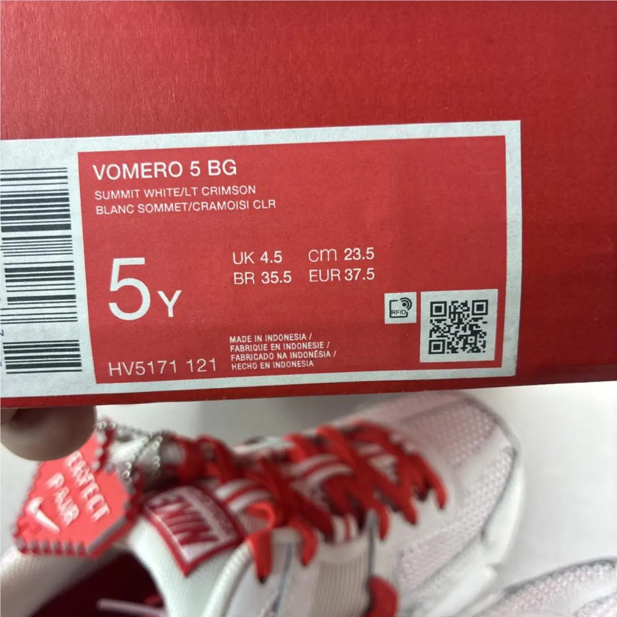 Nike shoes - Nike LT - HV5171 121 - Summit White/LT Crimson (UPC: 197860647435) 5