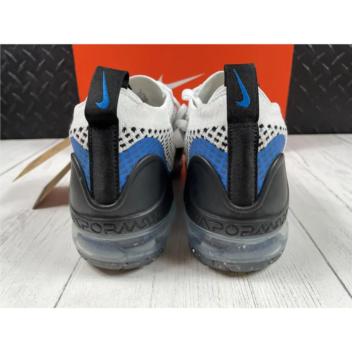 Nike shoes - Nike Air Vapormax 2021 FK (GS) - DB1550-101 - White, Photo Blue-Black, Manufacturer: 101 (UPC: 0195870307790) 5