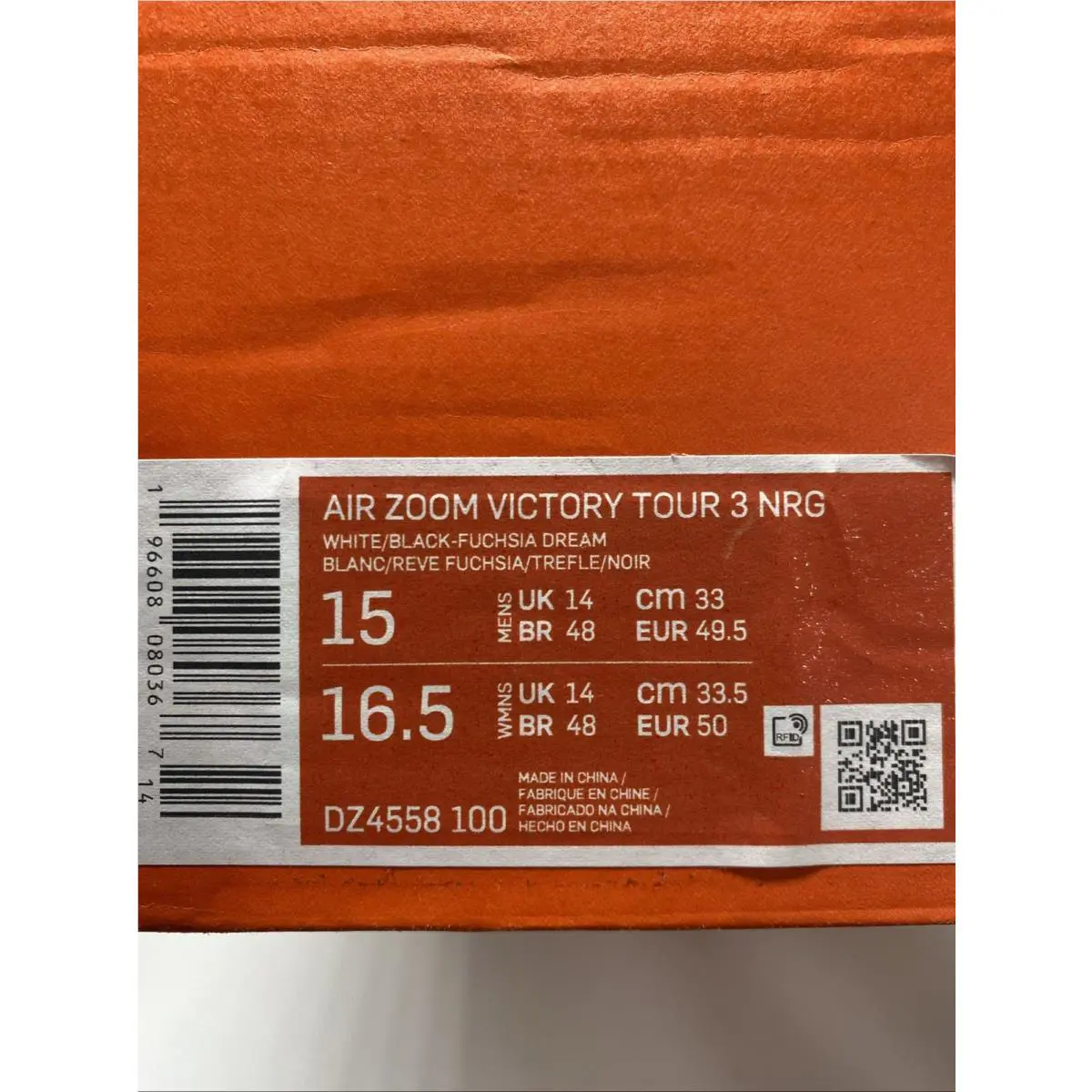 Nike shoes - Nike Victory - Victory - DZ4558 100 - White/Black-Fuchsia Dream (UPC: 196608080367) 6