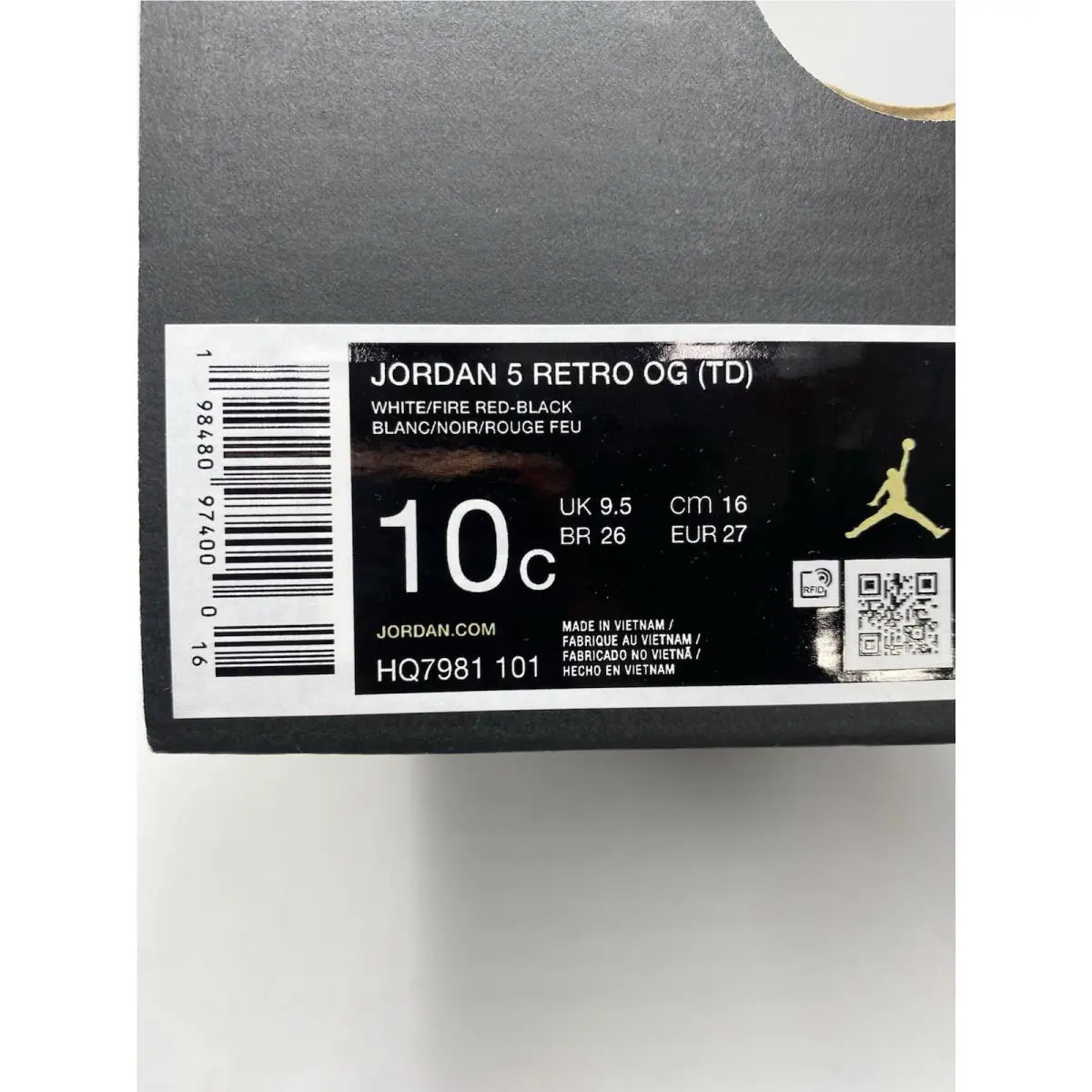 Nike shoes - Nike Retro - Retro - HQ7981 101 - White/Fire Red-Black (UPC: 198480974000) 8
