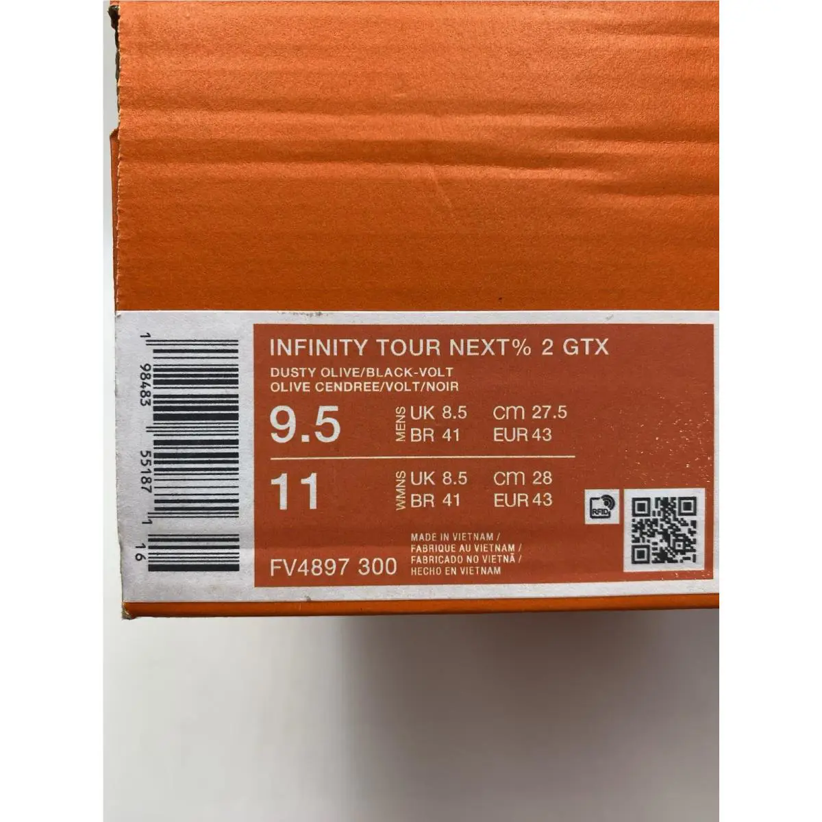 Nike shoes - Nike Infinity - Infinity - FV4897 300 - Dusty Olive/Black-Volt (UPC: 198483551871) 8
