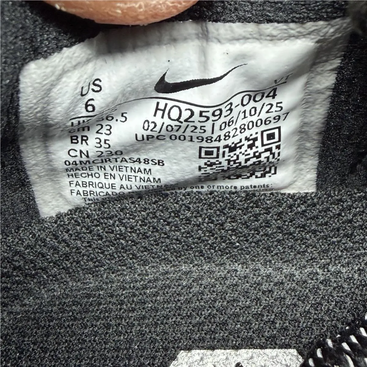 Nike shoes - Nike Air Zoom Pegasus - Air Zoom Pegasus - HQ2593-004 - Black (UPC: 0198482800697) 10