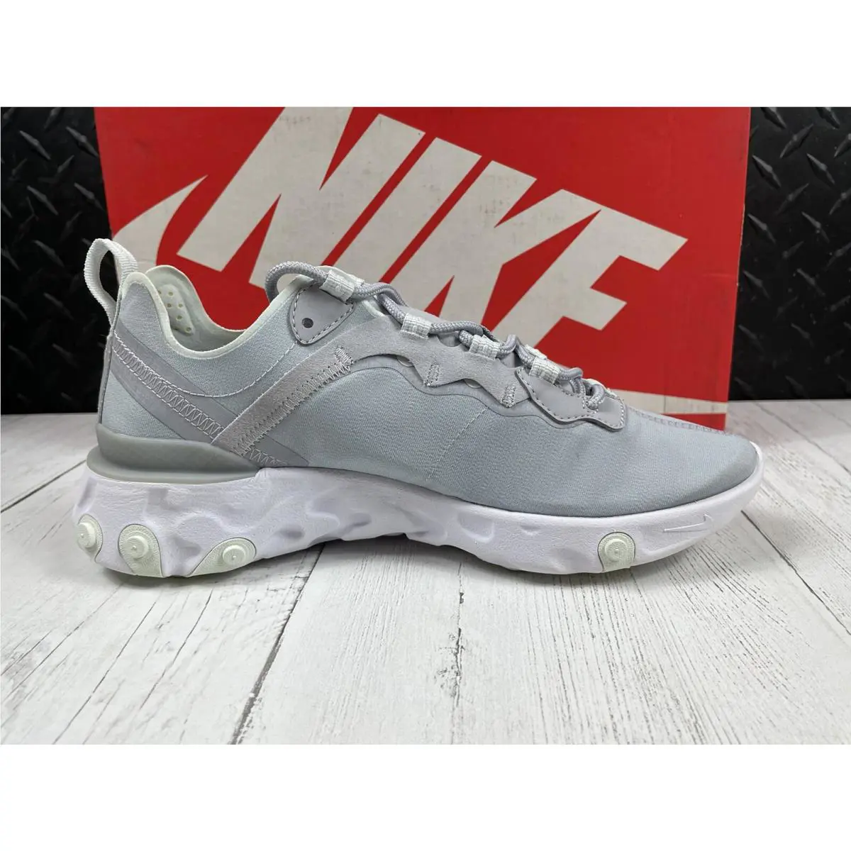 Nike shoes - Nike React Element 55 - React Element - BQ2728-005 - Gray (UPC: 0887227846631) 8