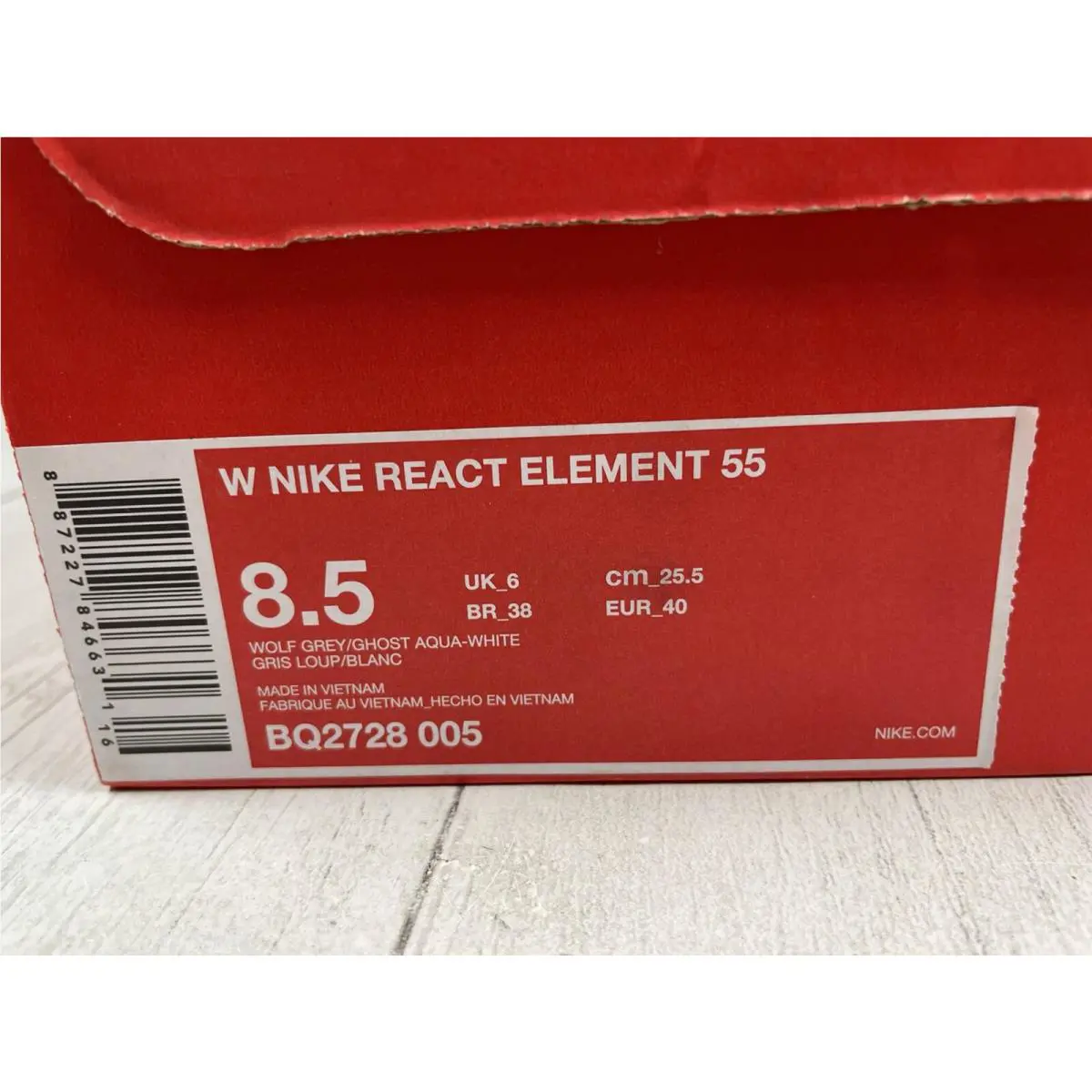 Nike shoes - Nike React Element 55 - React Element - BQ2728-005 - Gray (UPC: 0887227846631) 10