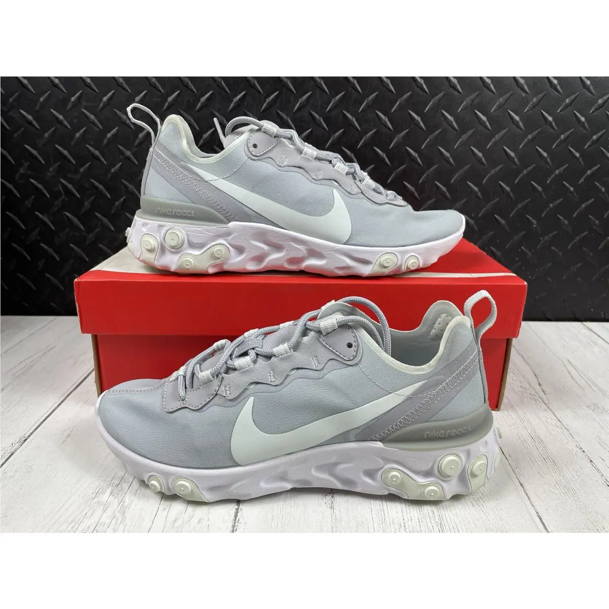 Nike shoes - Nike React Element 55 - React Element - BQ2728-005 - Gray (UPC: 0887227846631) 0