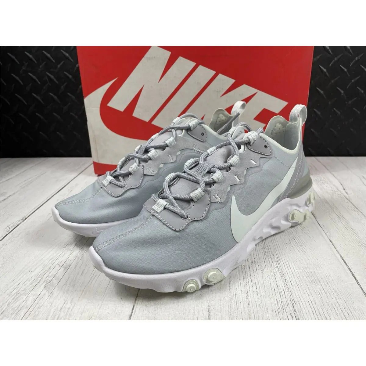 Nike shoes - Nike React Element 55 - React Element - BQ2728-005 - Gray (UPC: 0887227846631) 3