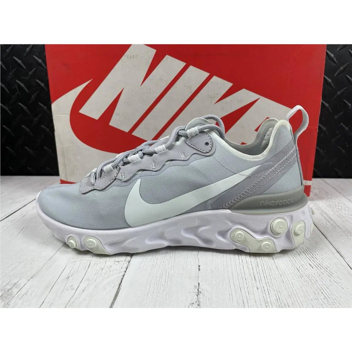 Nike shoes - Nike React Element 55 - React Element - BQ2728-005 - Gray (UPC: 0887227846631) 7
