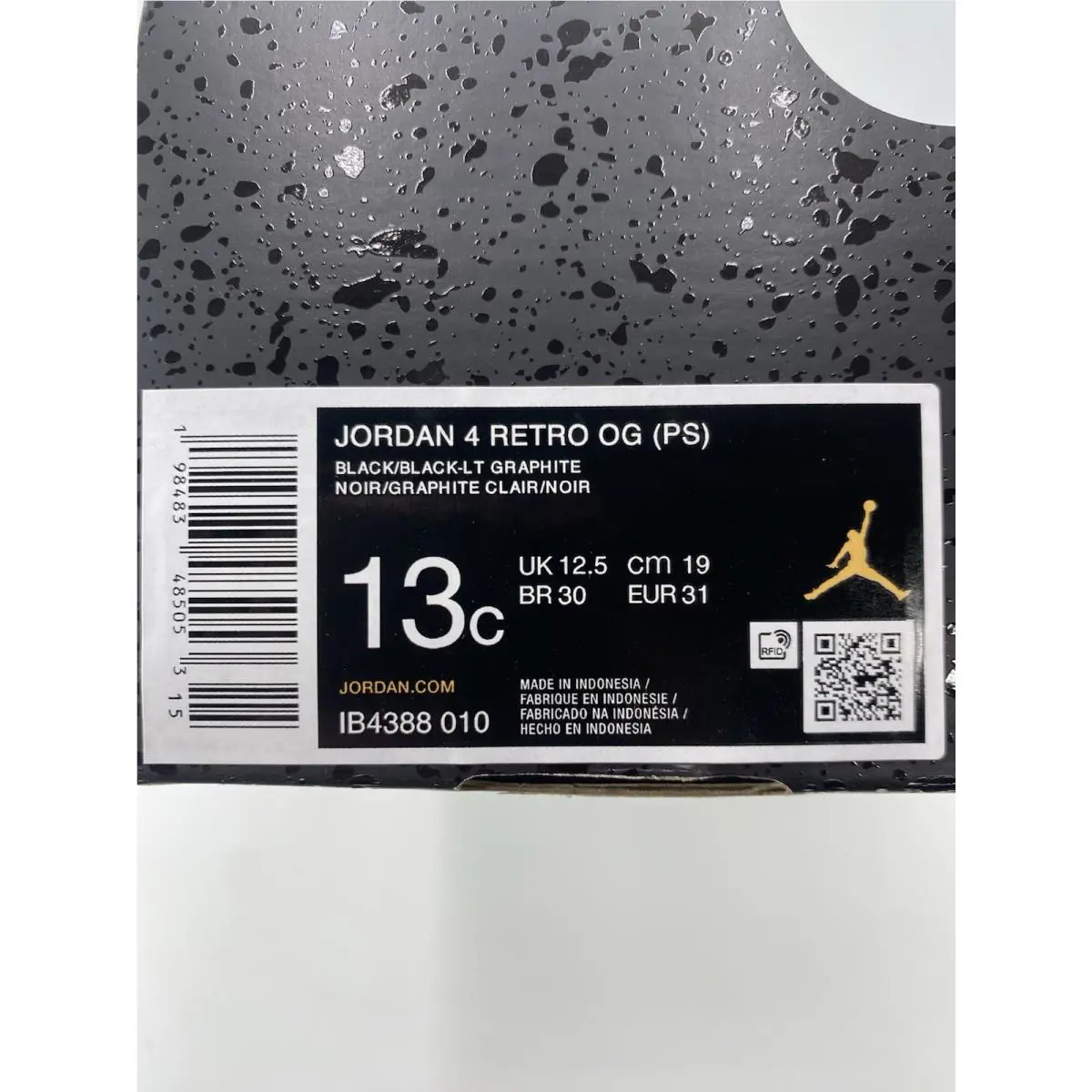 Nike shoes - Nike Retro - Retro - IB4388 010 - Black/LT Graphite (UPC: 198483485053) 8
