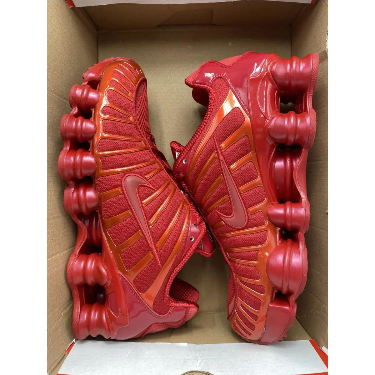 Nike shoes - Nike Shox TL - Shox - IB1087 600 - Gym Red/White (UPC: 198486797191) 7