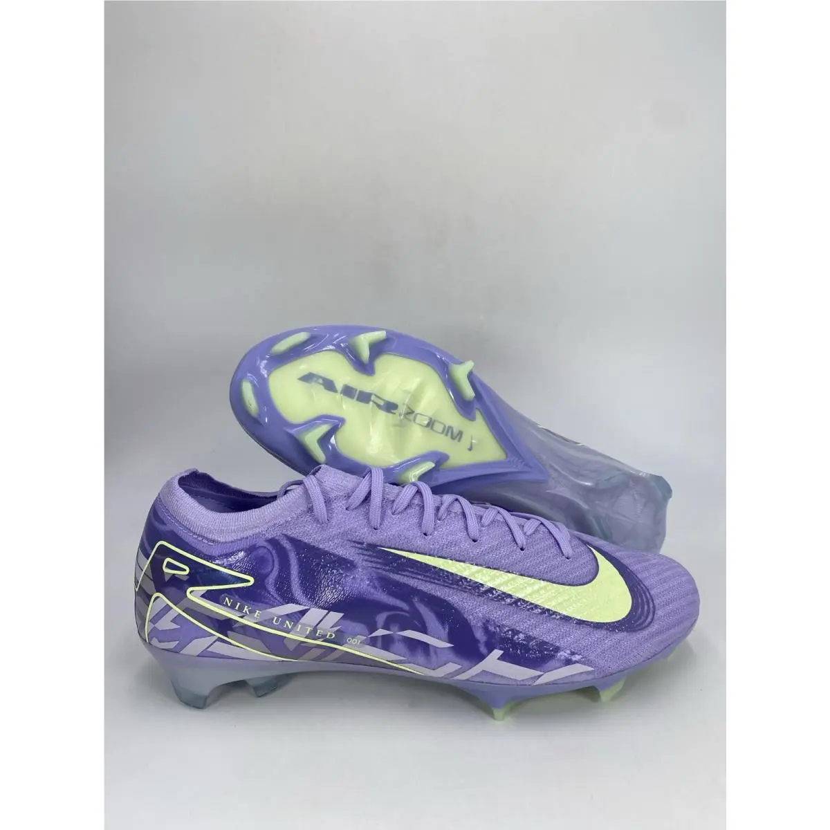 Nike ZM Vapor 16 Elite FG NU1 HF1605 500 Purple Agate Volt Men`s Size 11